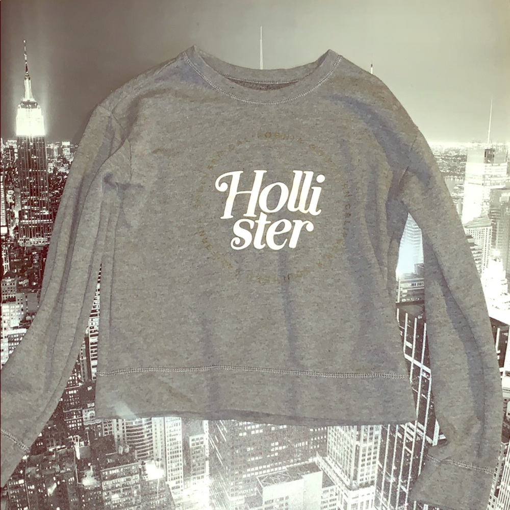 Hollister  gray long sleeve